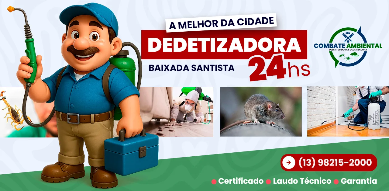Empresa de Dedetização em Peruíbe - SP