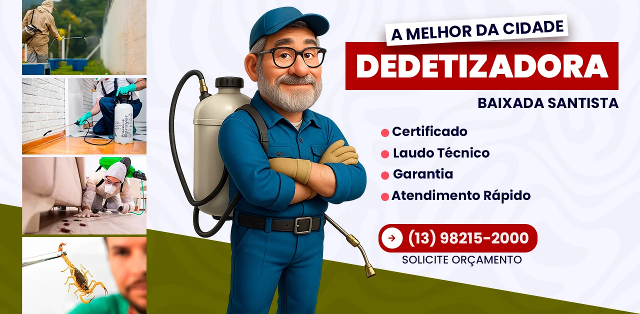 Dedetização de Mosca no Guarujá - SP