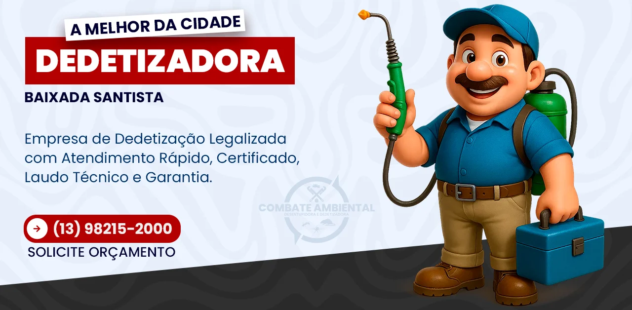 Empresa de Dedetização no Guarujá - SP