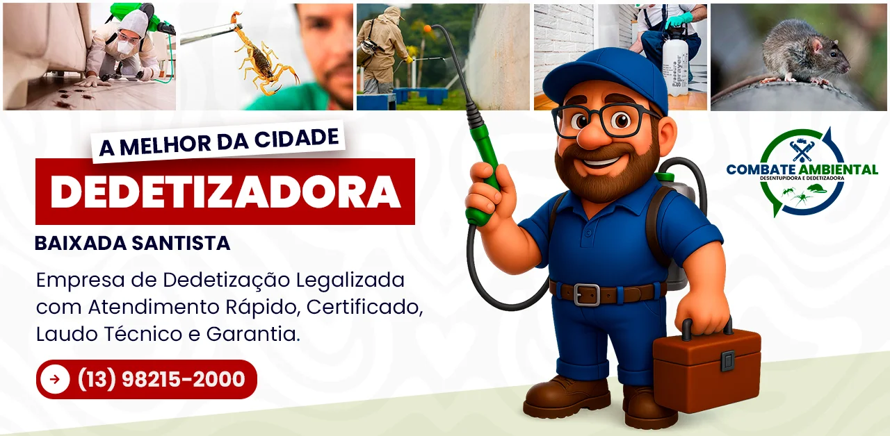 Dedetização de Carrapato no Guarujá - SP