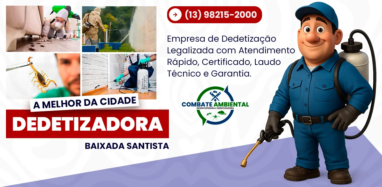Empresa de Dedetização em Santos - SP