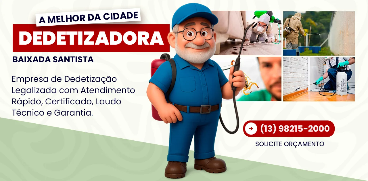 Laudo Técnico de Dedetização no Guarujá - SP